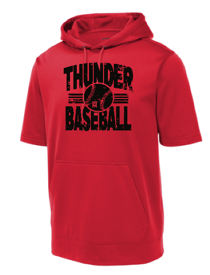 Sport-Tek Fleece Short Sleeve Hooded Pullover