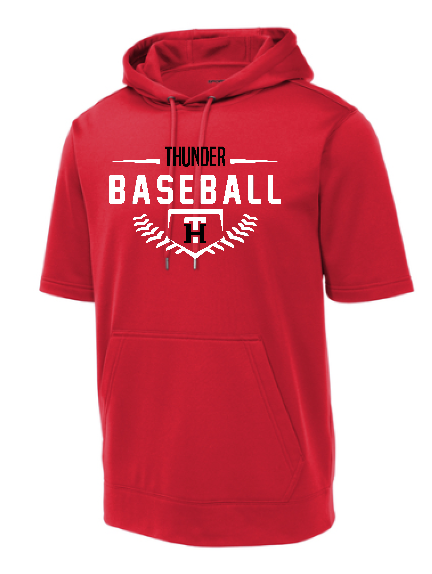 Sport-Tek Fleece Short Sleeve Hooded Pullover