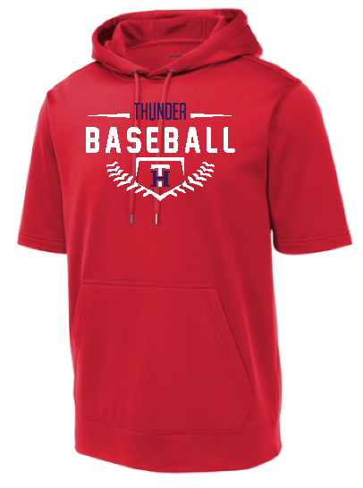 Sport-Tek Fleece Short Sleeve Hooded Pullover