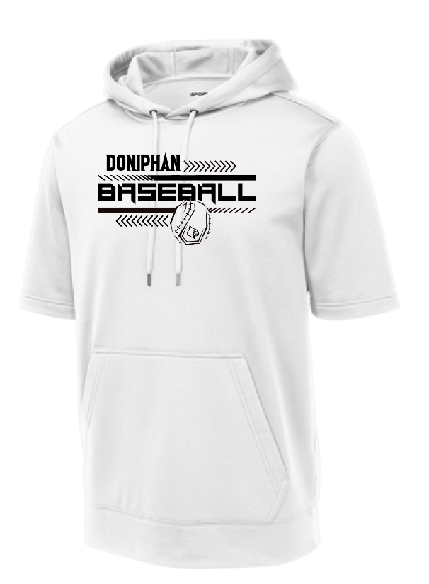Sport-Tek Fleece Short Sleeve Hooded Pullover