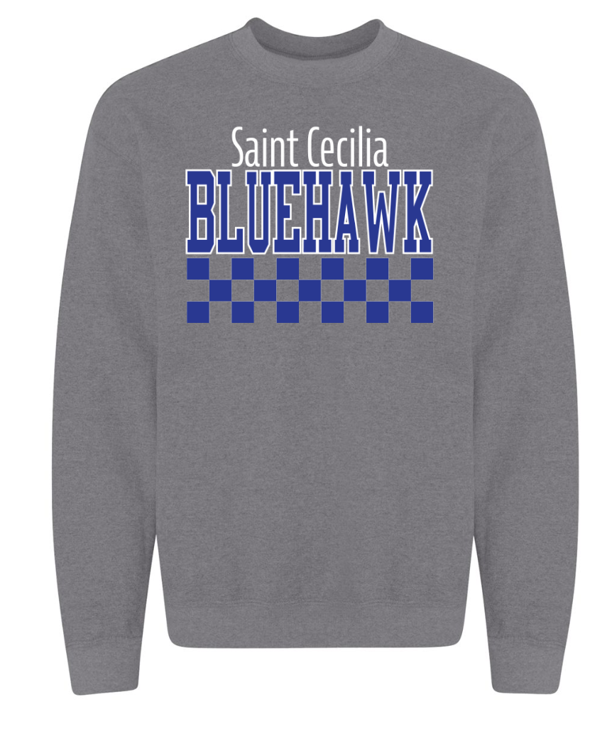 Checkered Bluehawk Design