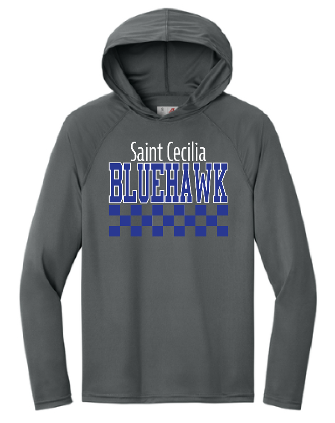 Checkered Bluehawk Design