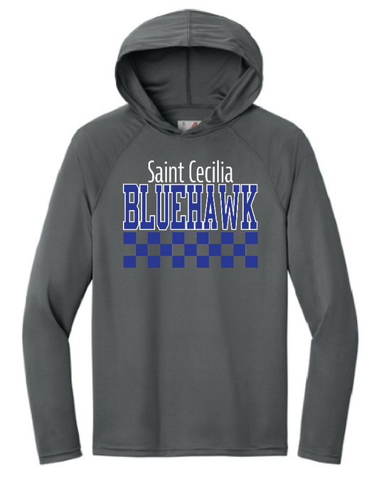 Checkered Bluehawk Design