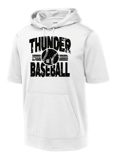 Sport-Tek Fleece Short Sleeve Hooded Pullover