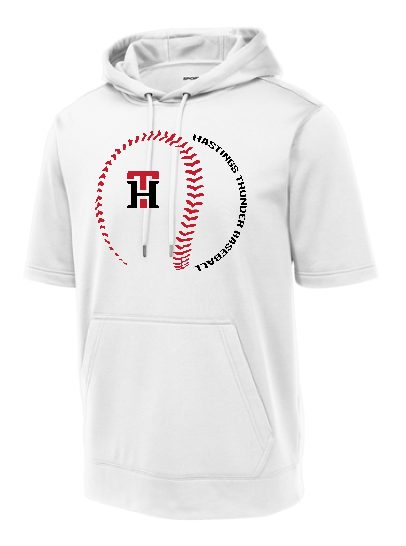 Sport-Tek Fleece Short Sleeve Hooded Pullover