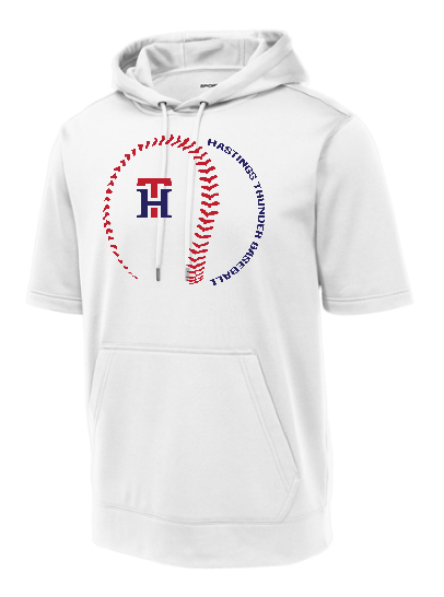 Sport-Tek Fleece Short Sleeve Hooded Pullover