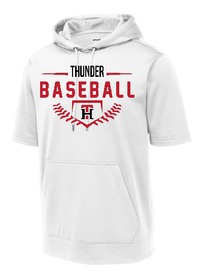 Sport-Tek Fleece Short Sleeve Hooded Pullover