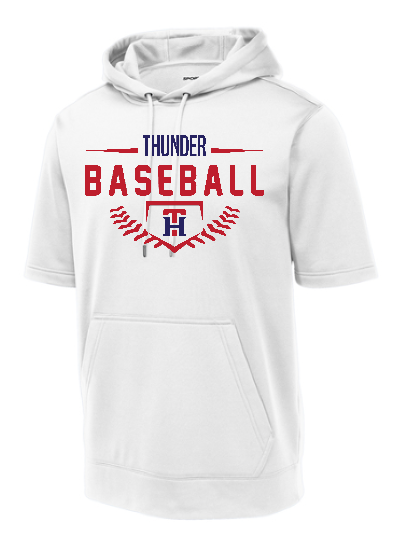 Sport-Tek Fleece Short Sleeve Hooded Pullover