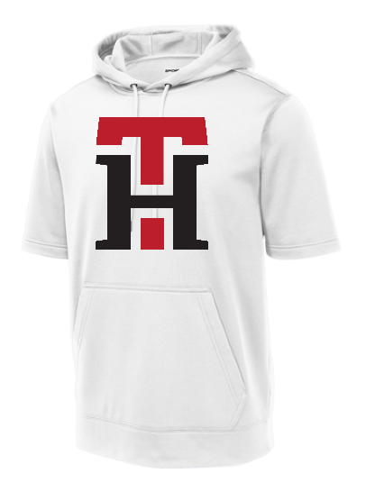 Sport-Tek Fleece Short Sleeve Hooded Pullover