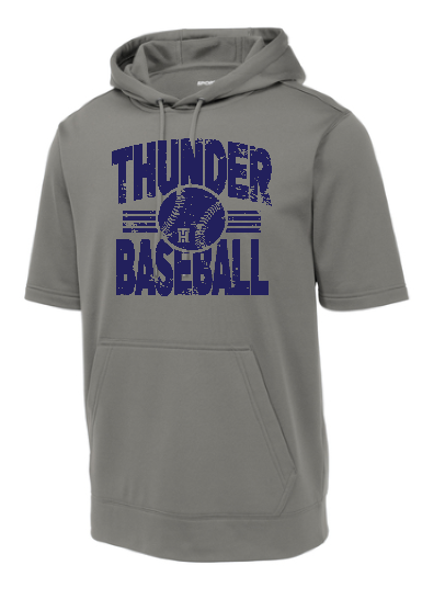 Sport-Tek Fleece Short Sleeve Hooded Pullover