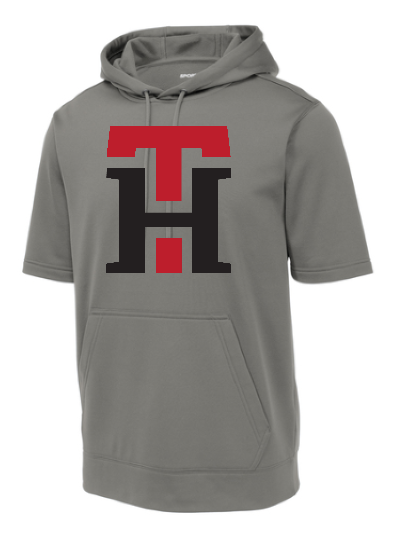 Sport-Tek Fleece Short Sleeve Hooded Pullover