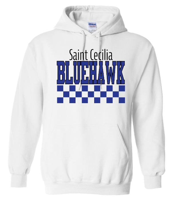 Checkered Bluehawk Design