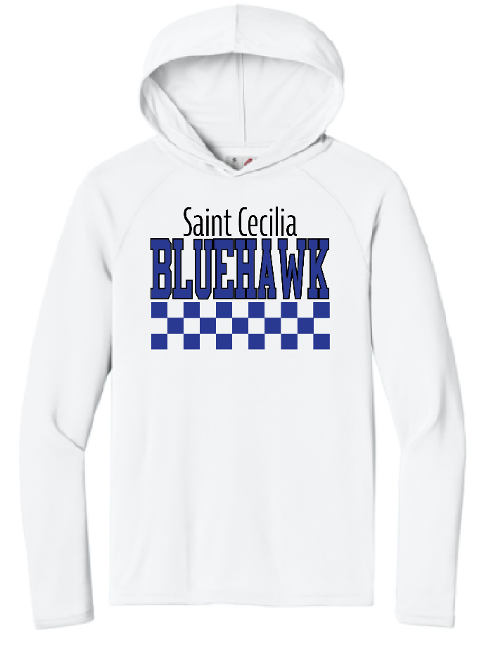 Checkered Bluehawk Design