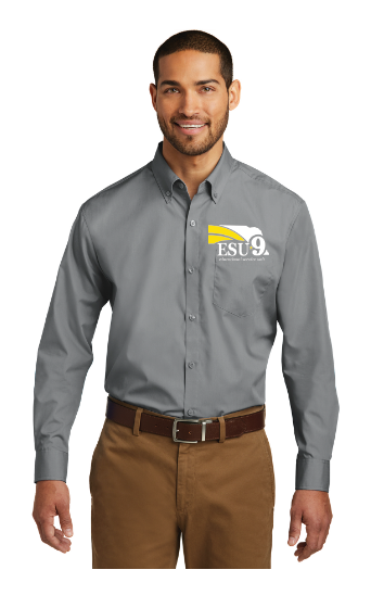 ESU - Port Authority Long Sleeve Carefree Poplin Shirt