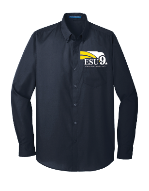 ESU - Port Authority Long Sleeve Carefree Poplin Shirt