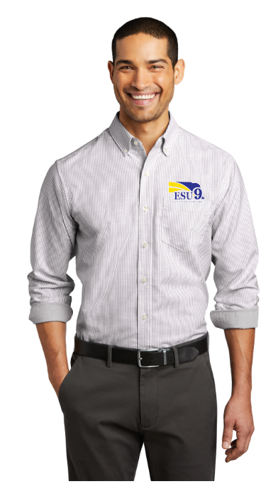 ESU - W657 Port Authority Oxford Stripe Shirt